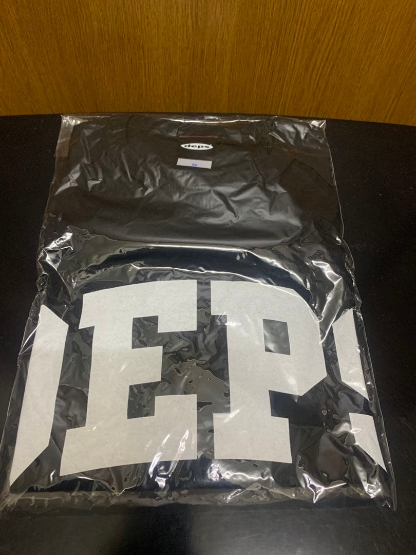deps ARCH LOGO R/S TEE 七分袖 BLACK×BLACK
