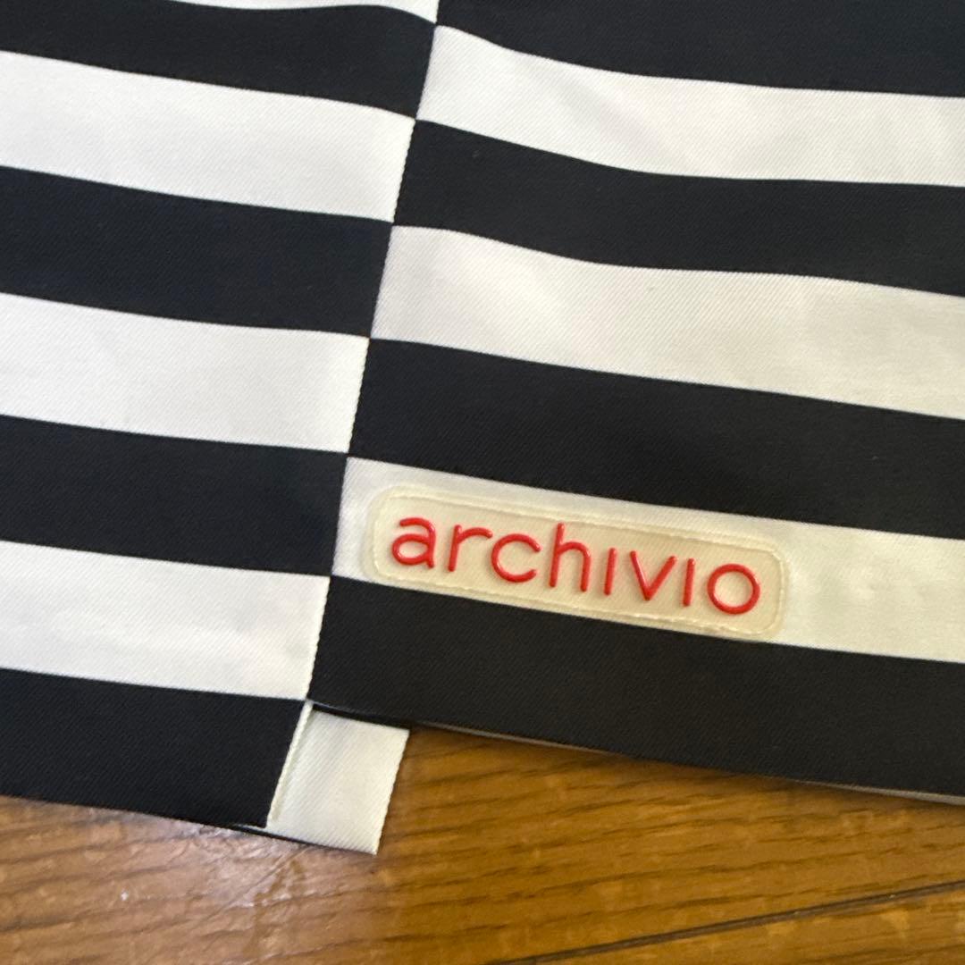 archivio アルチビオ ボーダースカートと水色ノースリ 38