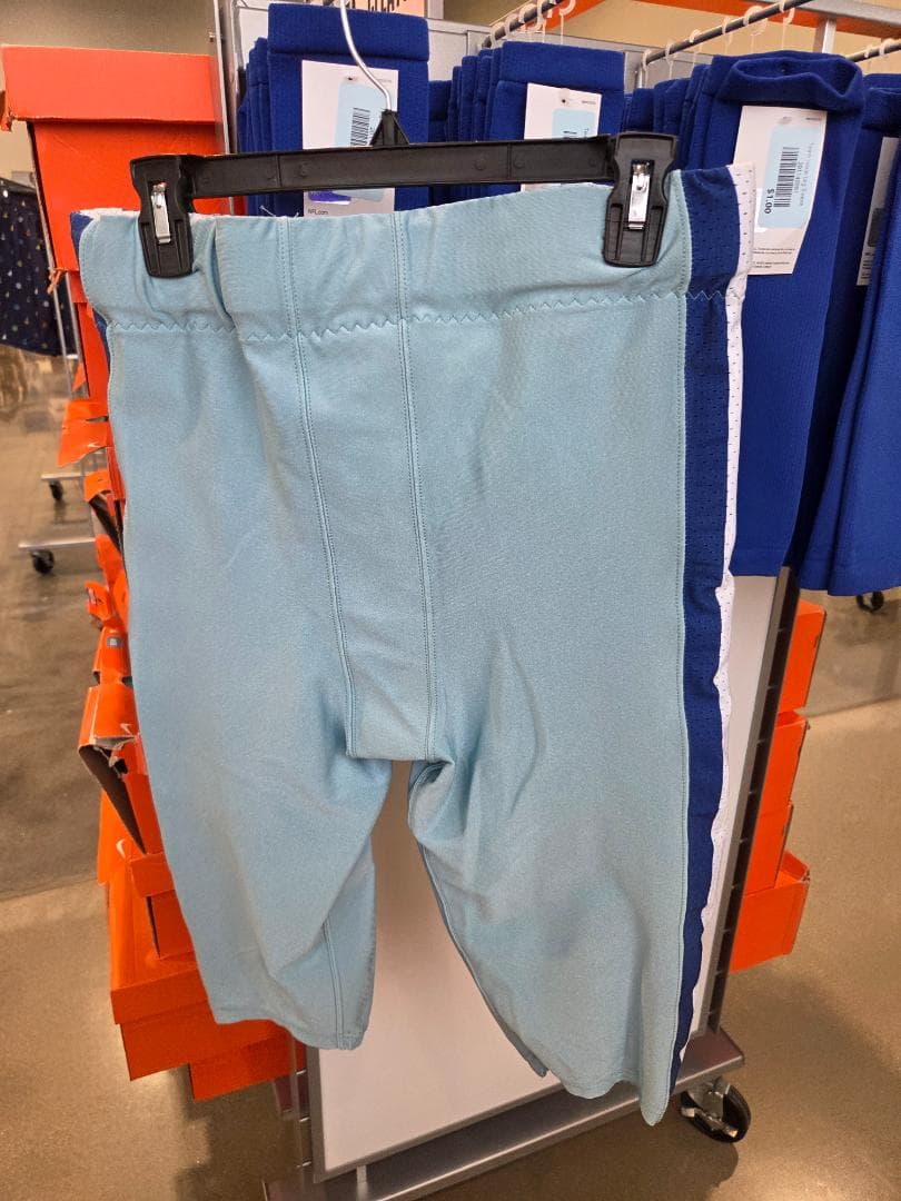NIKE NFL ゲームパンツ 水色 青ライン 40 ON FIELD