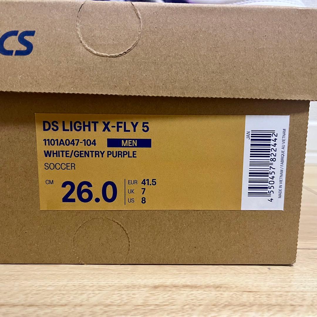 新品 アシックス サッカースパイク DS LIGHT X-FLY 5 26cm