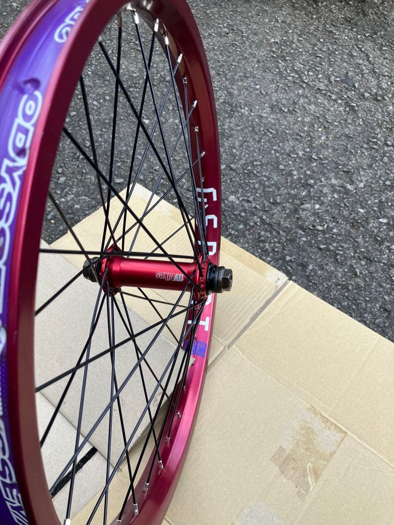 bmx フロントホイール　高品質G SPORT RIM fly bike hub