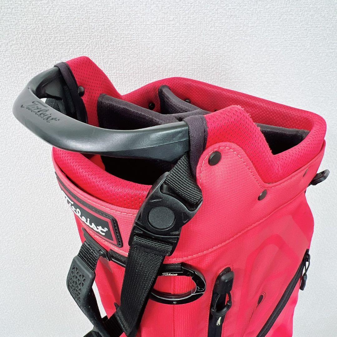 タイトリスト Players 4 スタンドキャディバッグ 4分割プレイヤーズ4赤