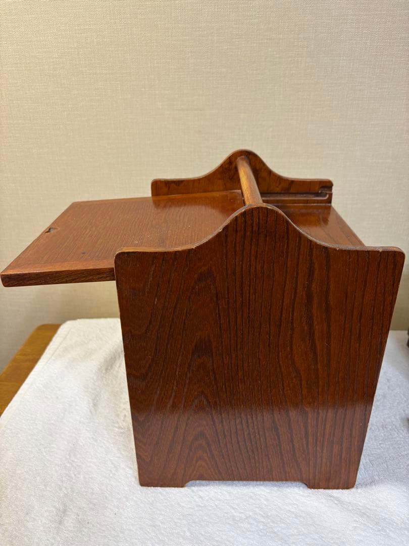 昭和レトロ 木製 裁縫箱 引き出し付き 持ち手付き 和家具 古道具