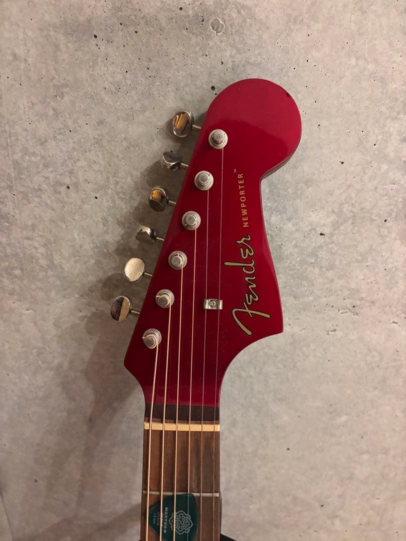 Fender Newporter レッド アコースティックギター
