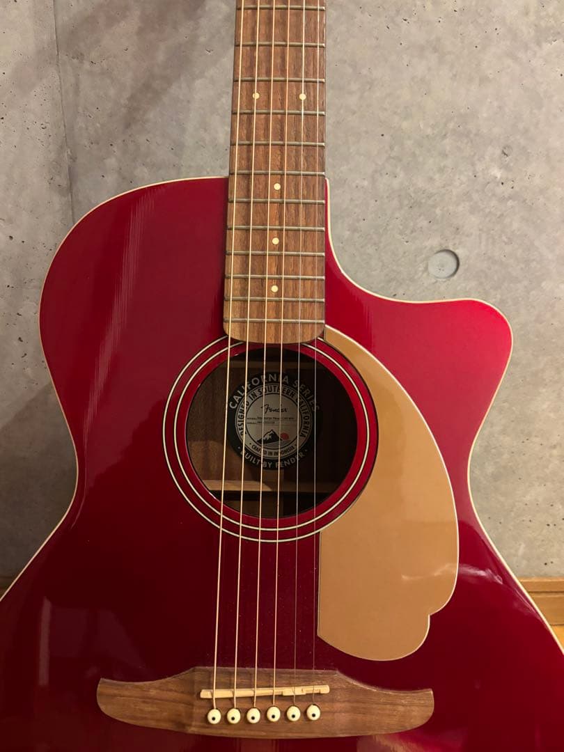 Fender Newporter レッド アコースティックギター