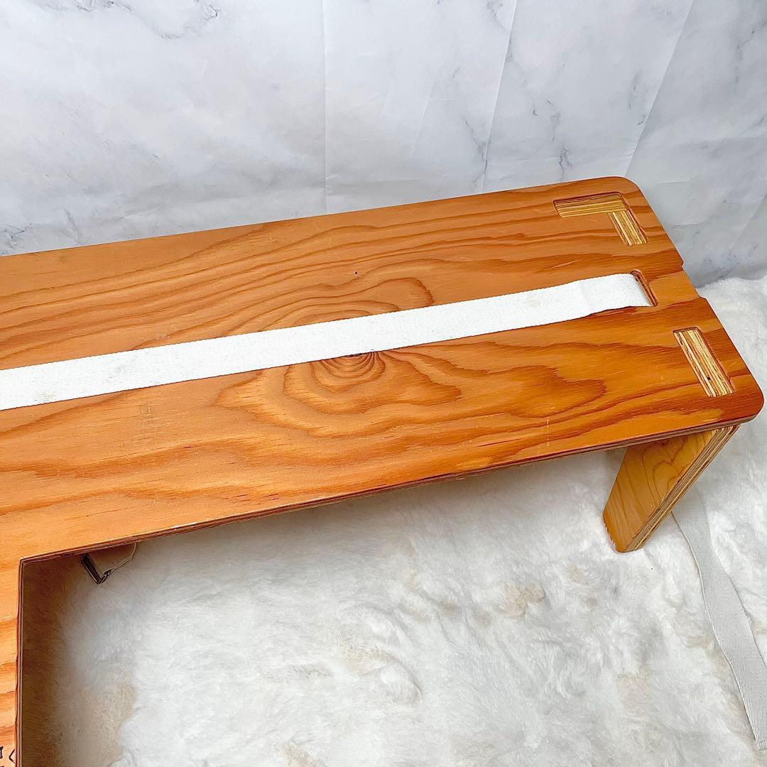 【良品】YOKA L-TABLE 木製ローテーブル 折りたたみ 日本製