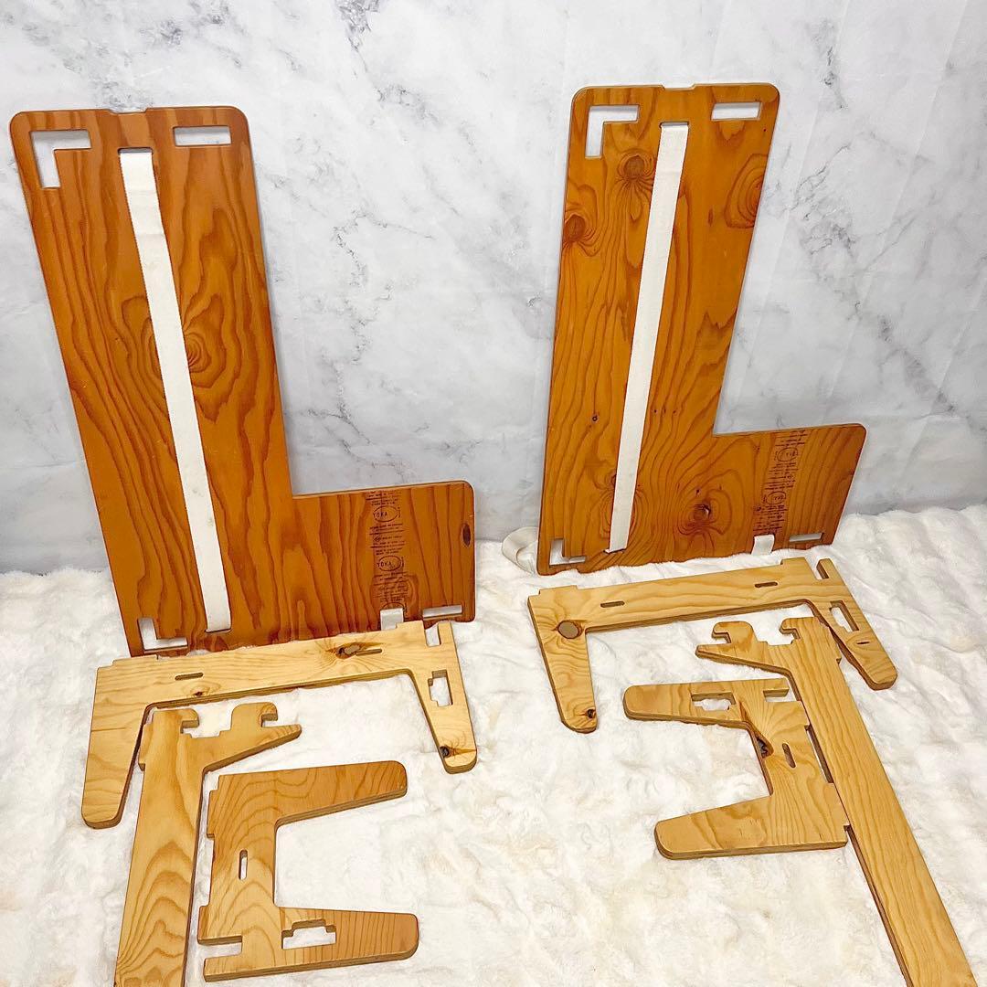 【良品】YOKA L-TABLE 木製ローテーブル 折りたたみ 日本製