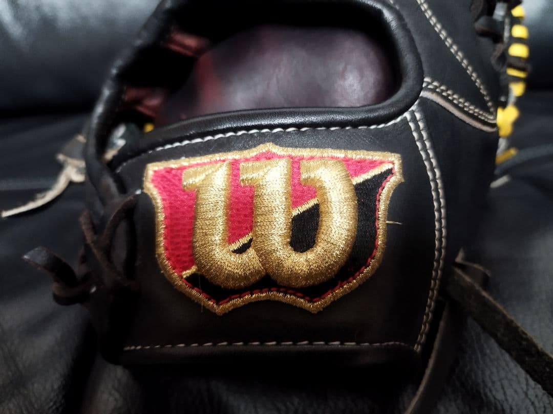 Wilson®stuff 硬式 内野用 グローブ RWO89H 黒 紐変え