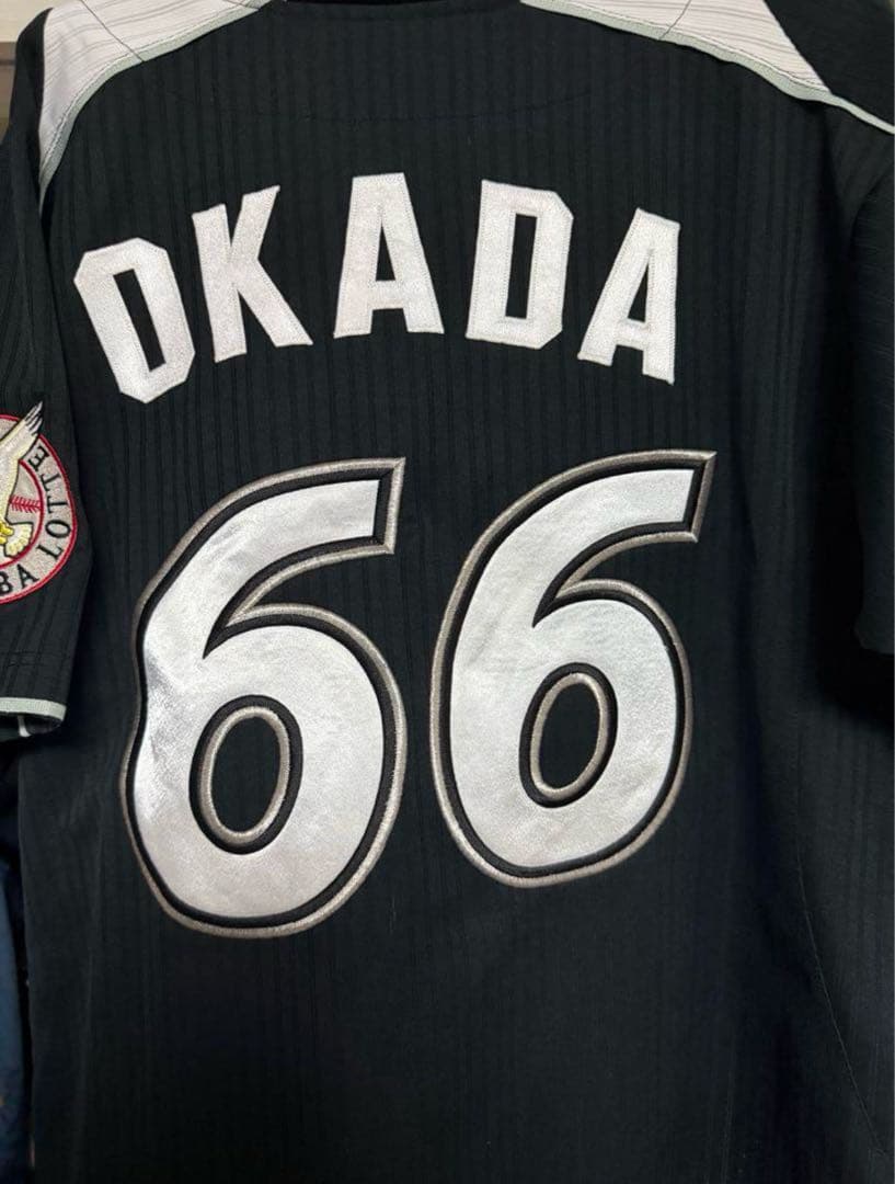 千葉ロッテマリーンズ ユニフォーム Lサイズ 66 岡田幸文