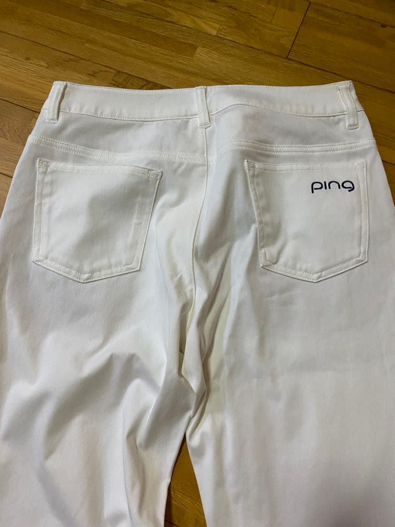 ping シンプルワンポイントストレッチパンツ