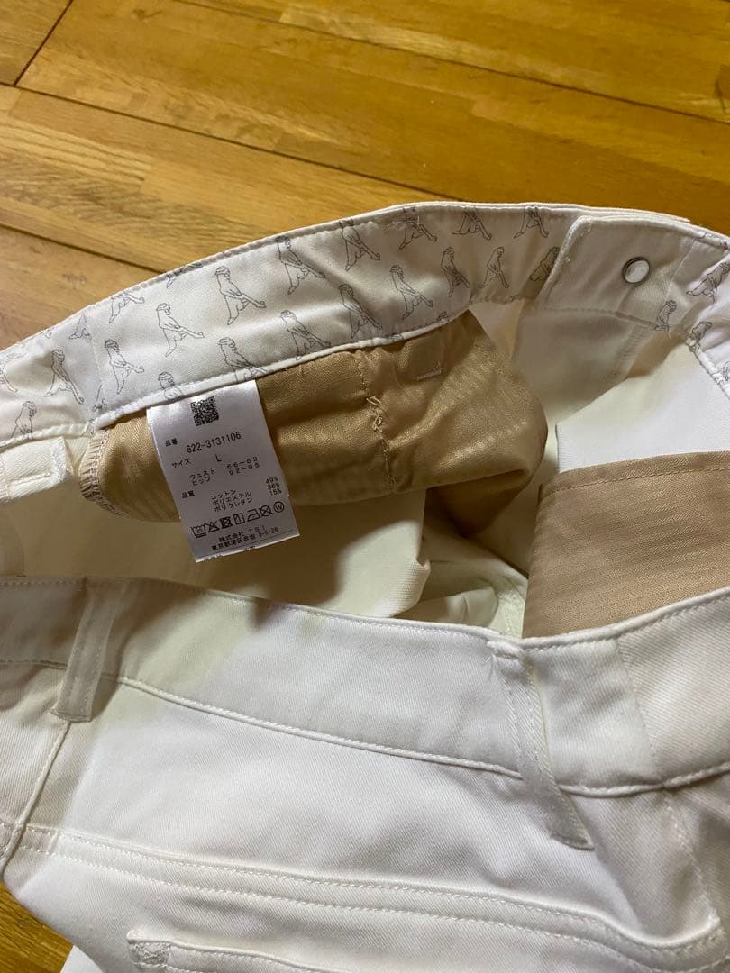 ping シンプルワンポイントストレッチパンツ