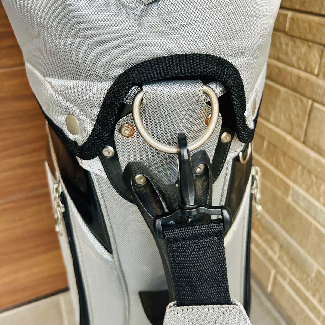 ミズノ グレー キャディバッグ　MIZUNO
