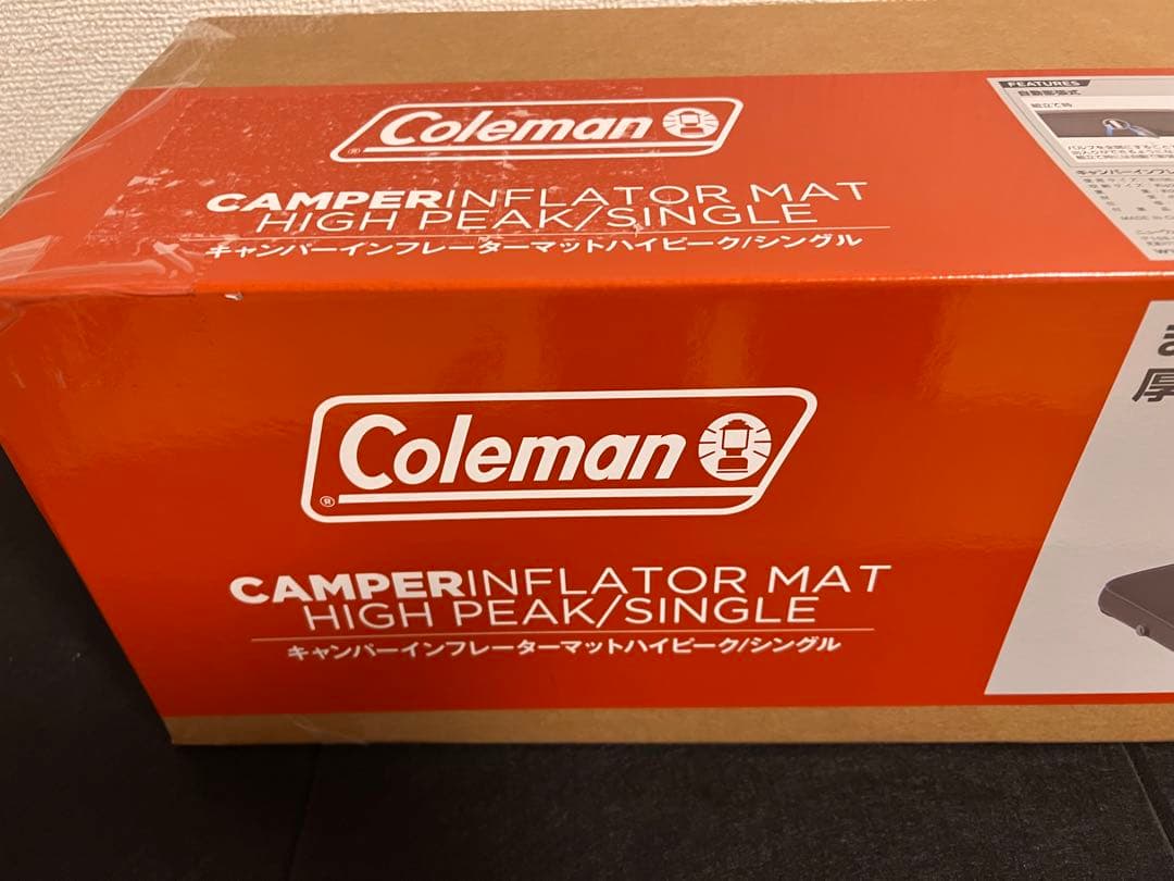 【新品/未使用】Coleman インフレーターマット グレー（シングル用）