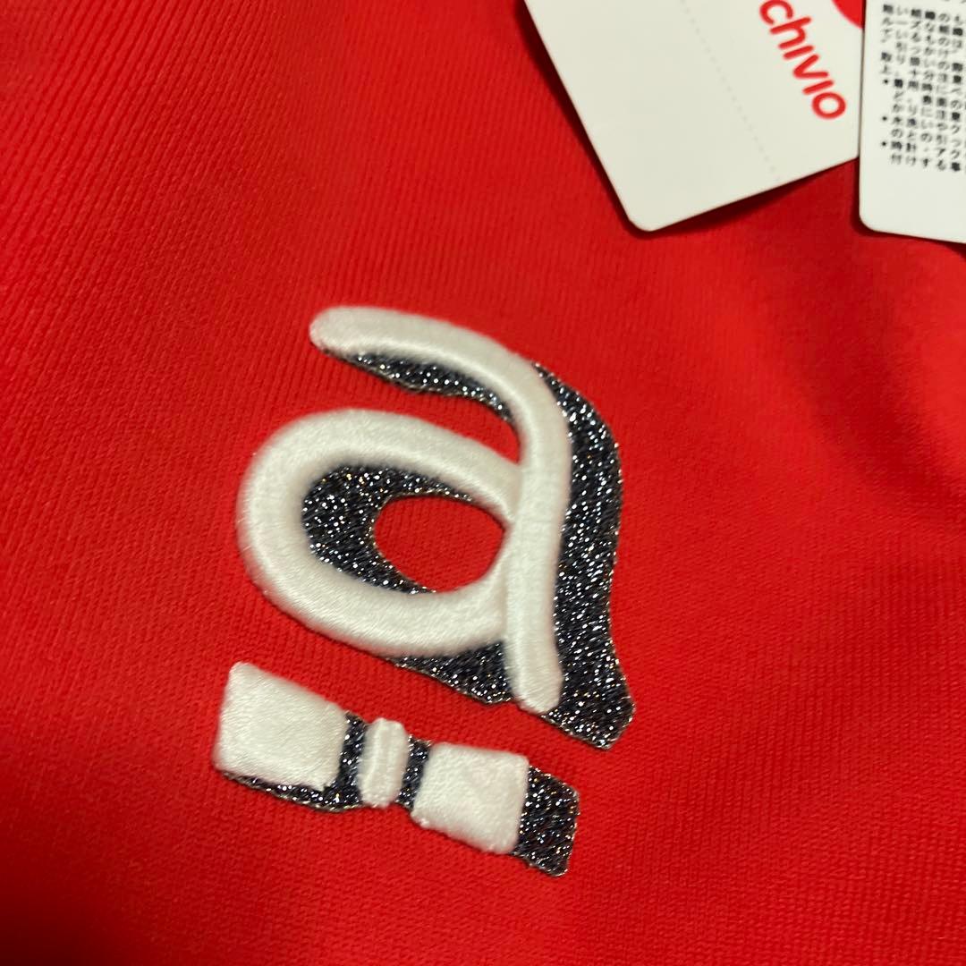 新品未使用　31900円の品　archivio 赤 フリル付きニットベスト