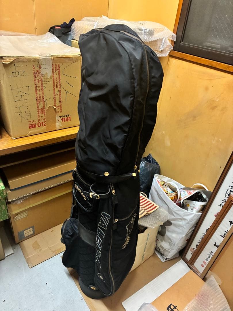 valenzapo バレンザポー ゴルフ キャディバッグ グレー　ブラック