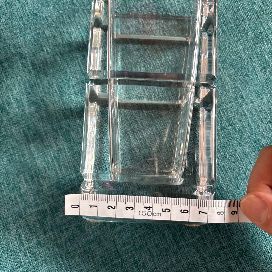 北欧 コスタボダ クリスタルガラス 花瓶 16cm アンティーク