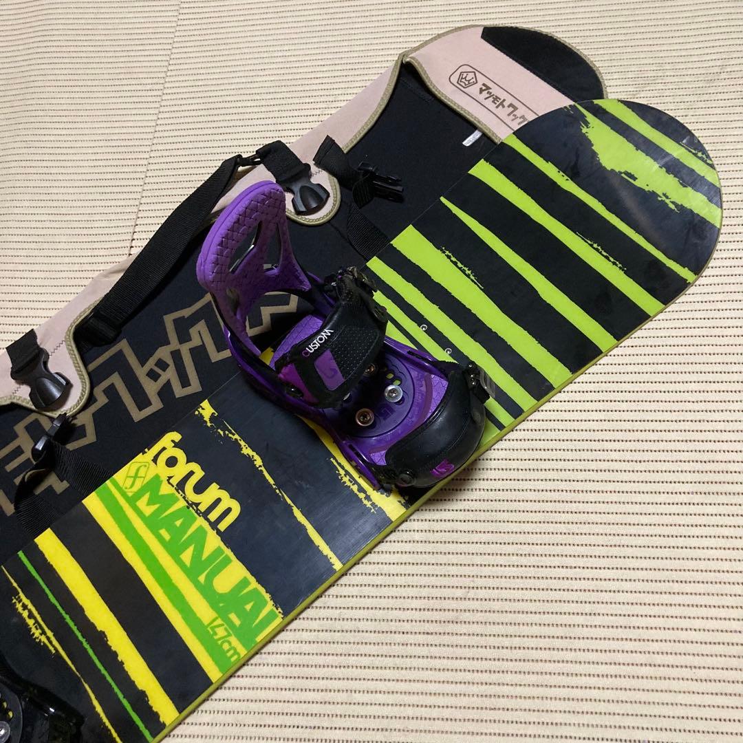 送料無料　FORUM MANUAL 147cm BURTON CUSTOM S