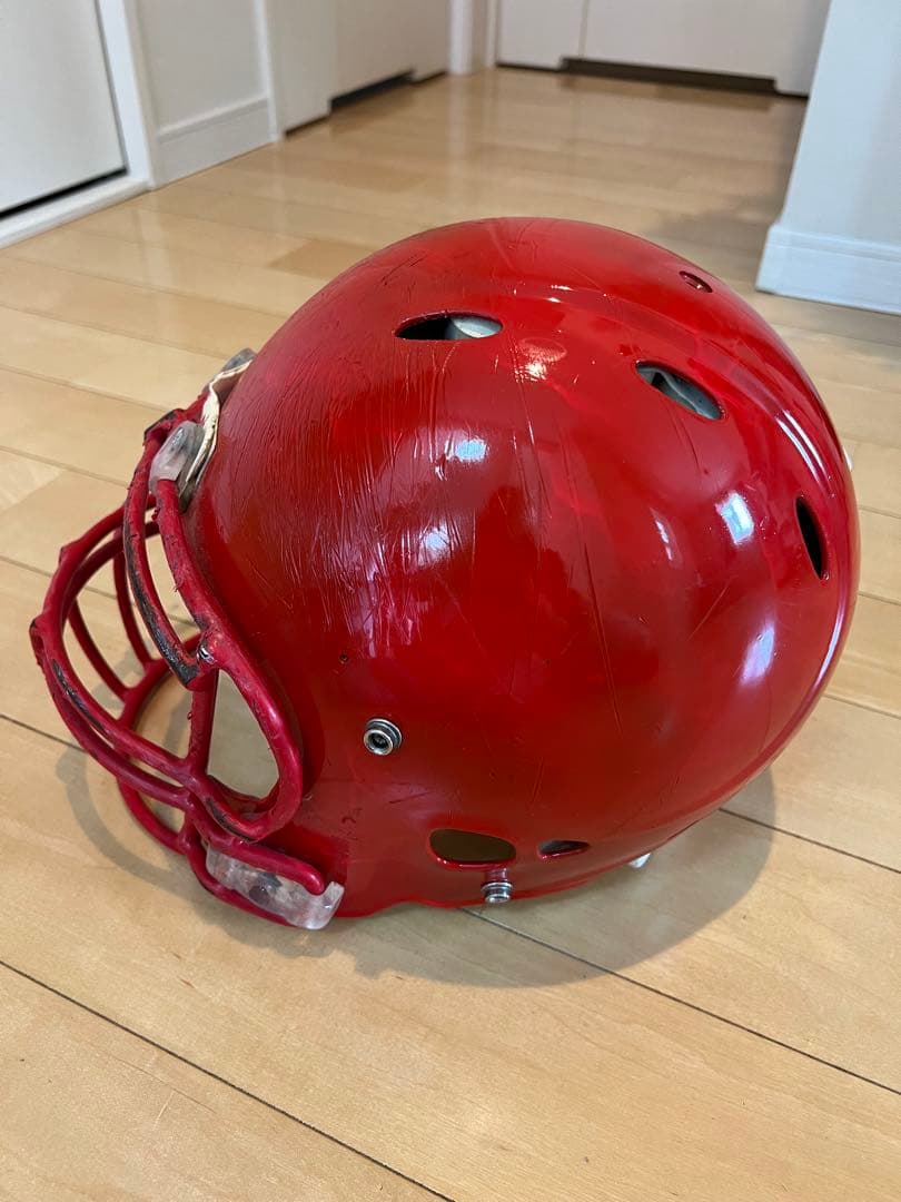 Riddell アメリカンフットボールヘルメット 赤 92