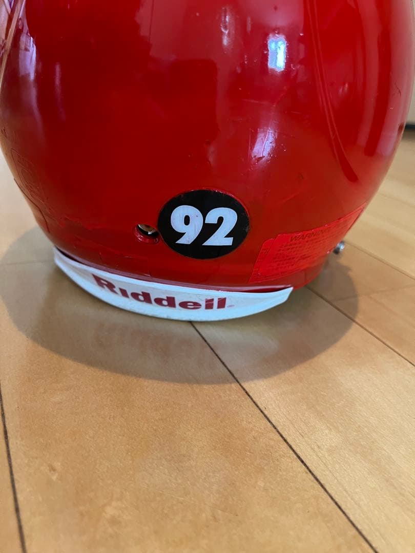 Riddell アメリカンフットボールヘルメット 赤 92