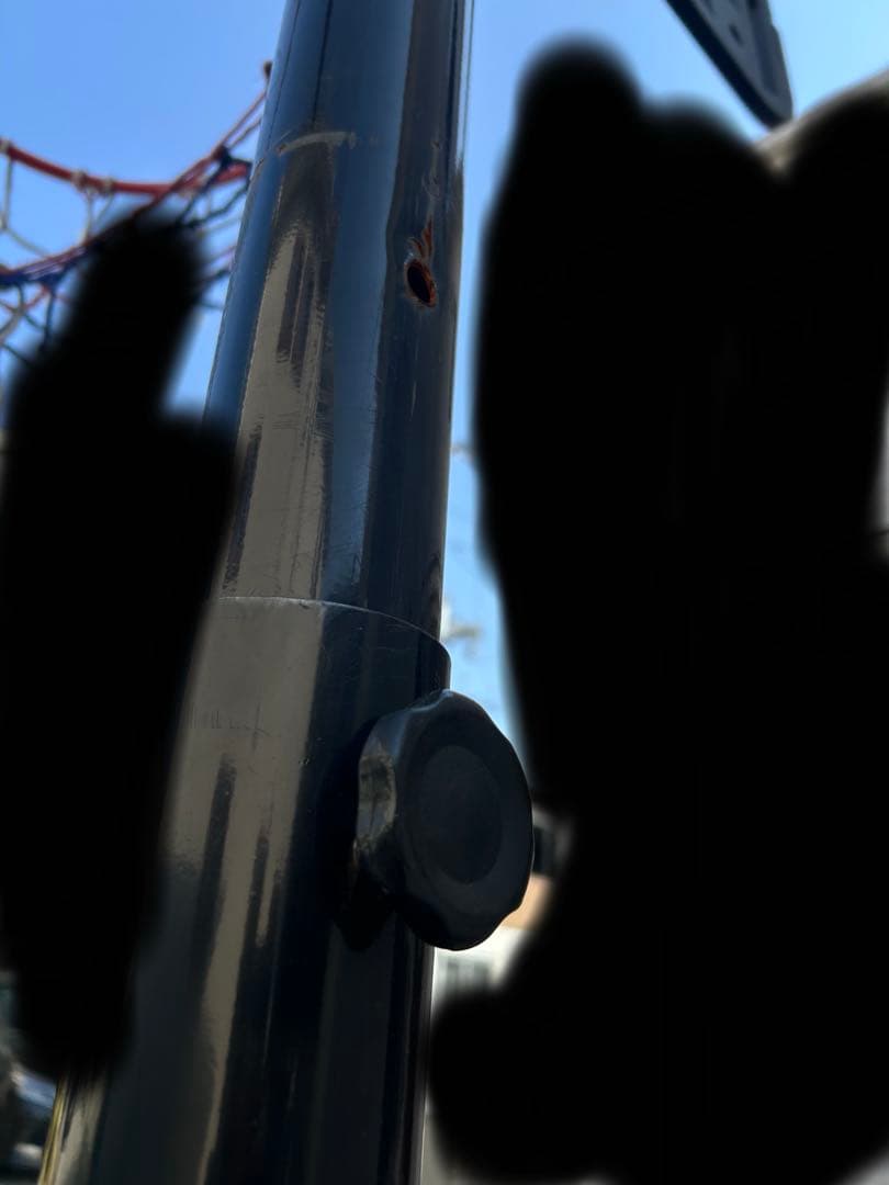 ポータブルバスケットゴール 黒