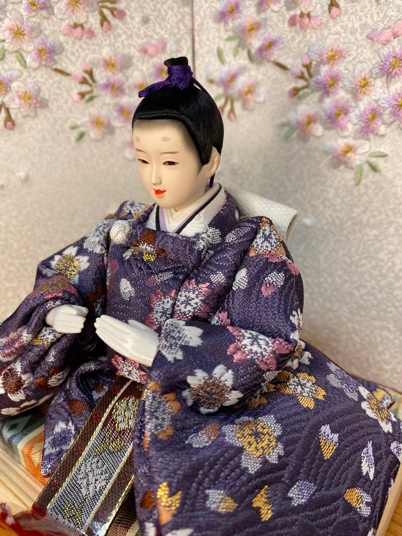 東京久月　雛人形　親王飾り収納セット・サイズ間口約４５×奥行約２２×高さ約３７㎝