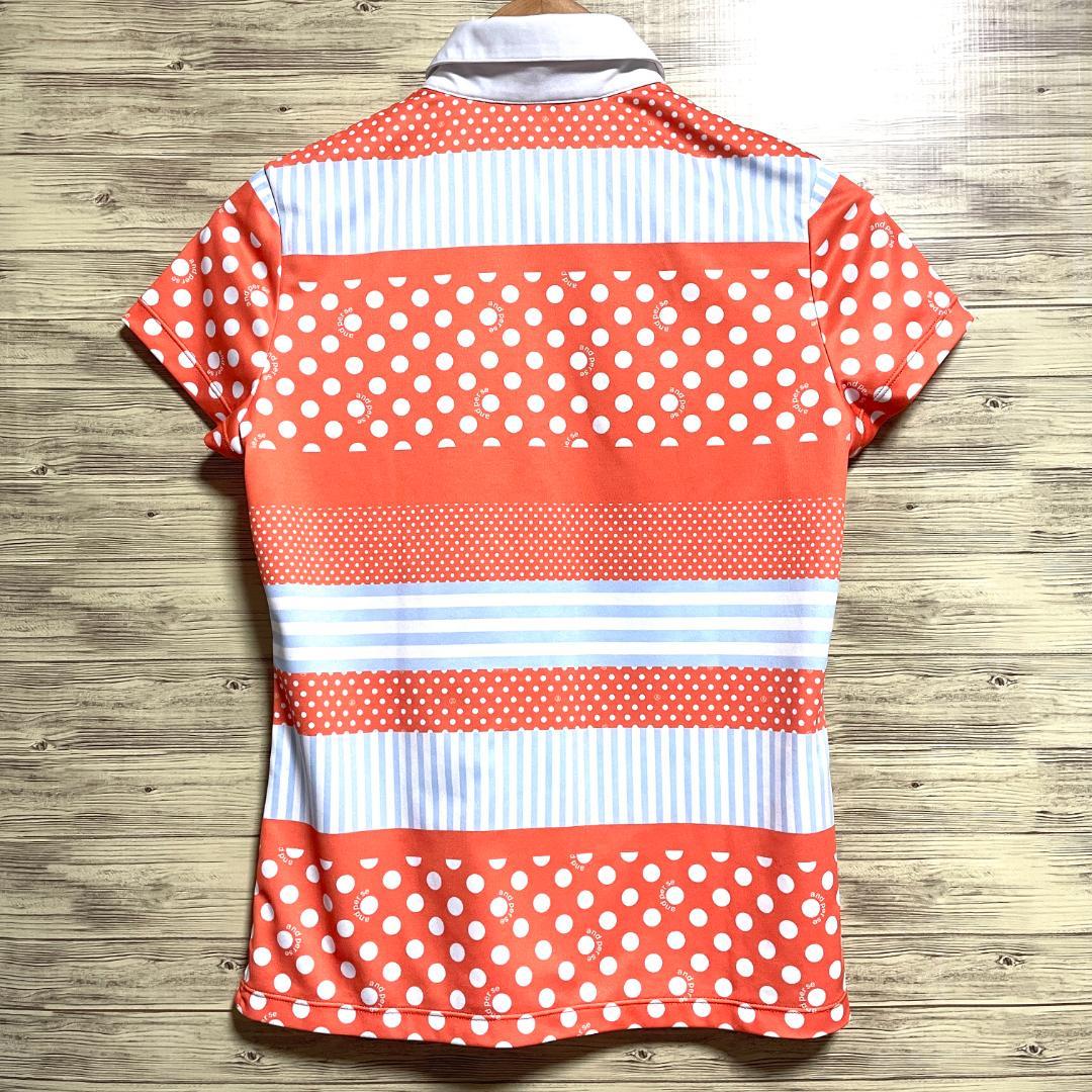 【フォロー割】 美品 アンパスィ レディース ポロシャツ Mサイズ