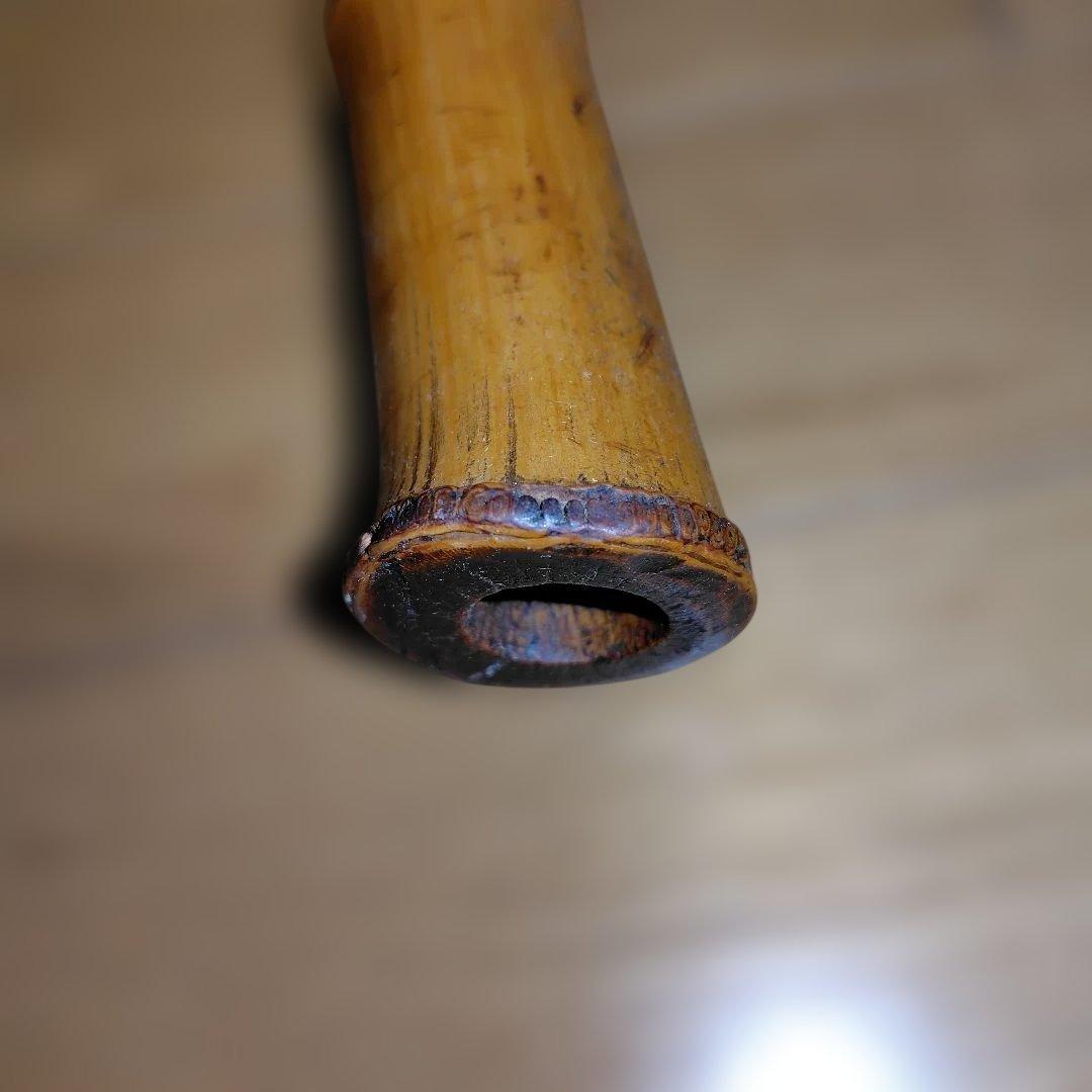 作者不明 尺八本体 竹製 和楽器 約54cm