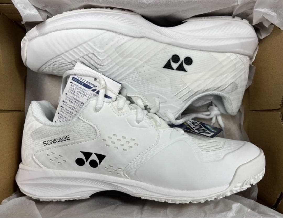YONEX テニスシューズ クレー砂入人工芝用 4E wide 011 24.0
