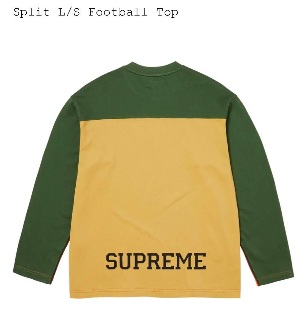 Supreme Split L/S Football Top Sサイズ
