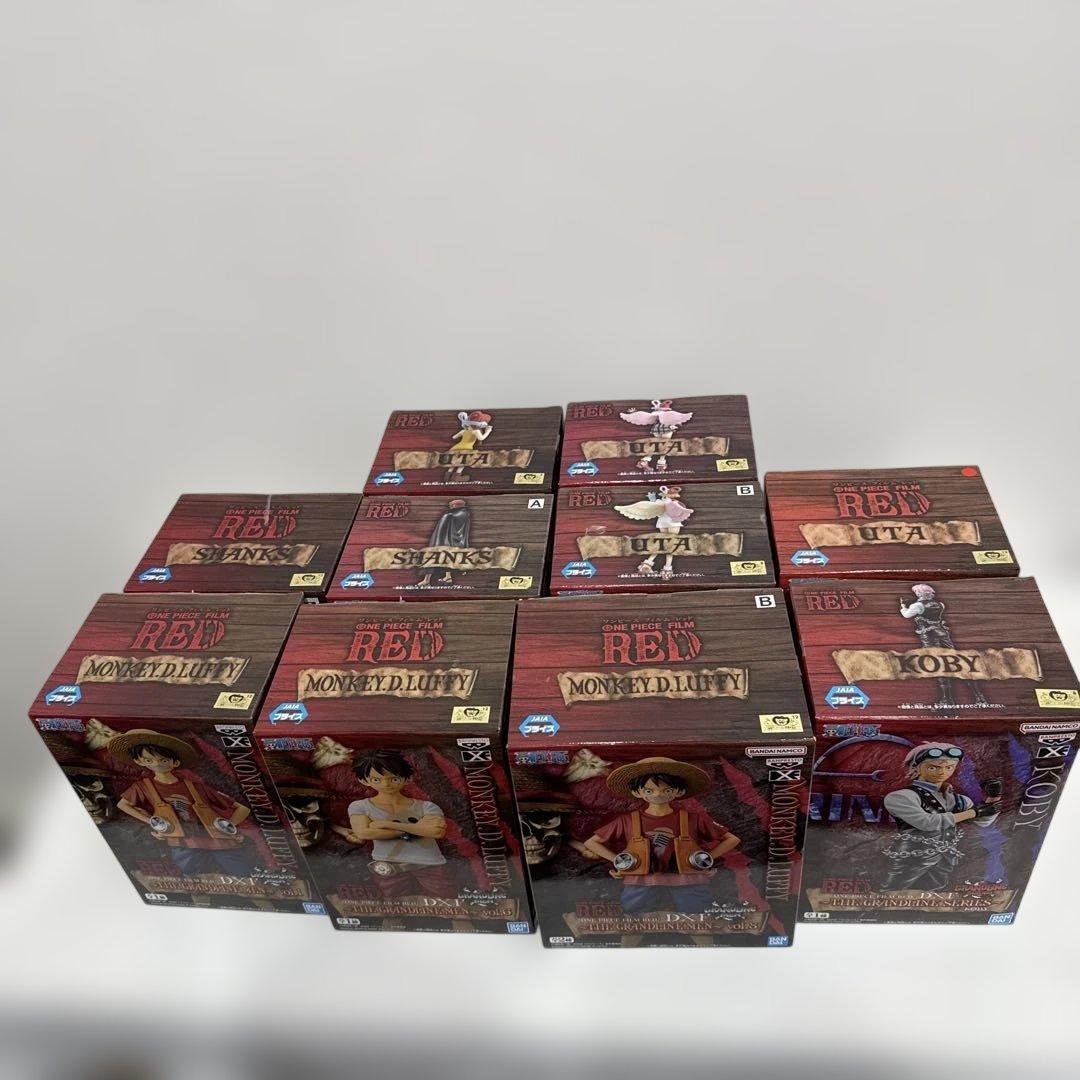ワンピース フィギュア　DXFシリーズFIL M RED10体セット