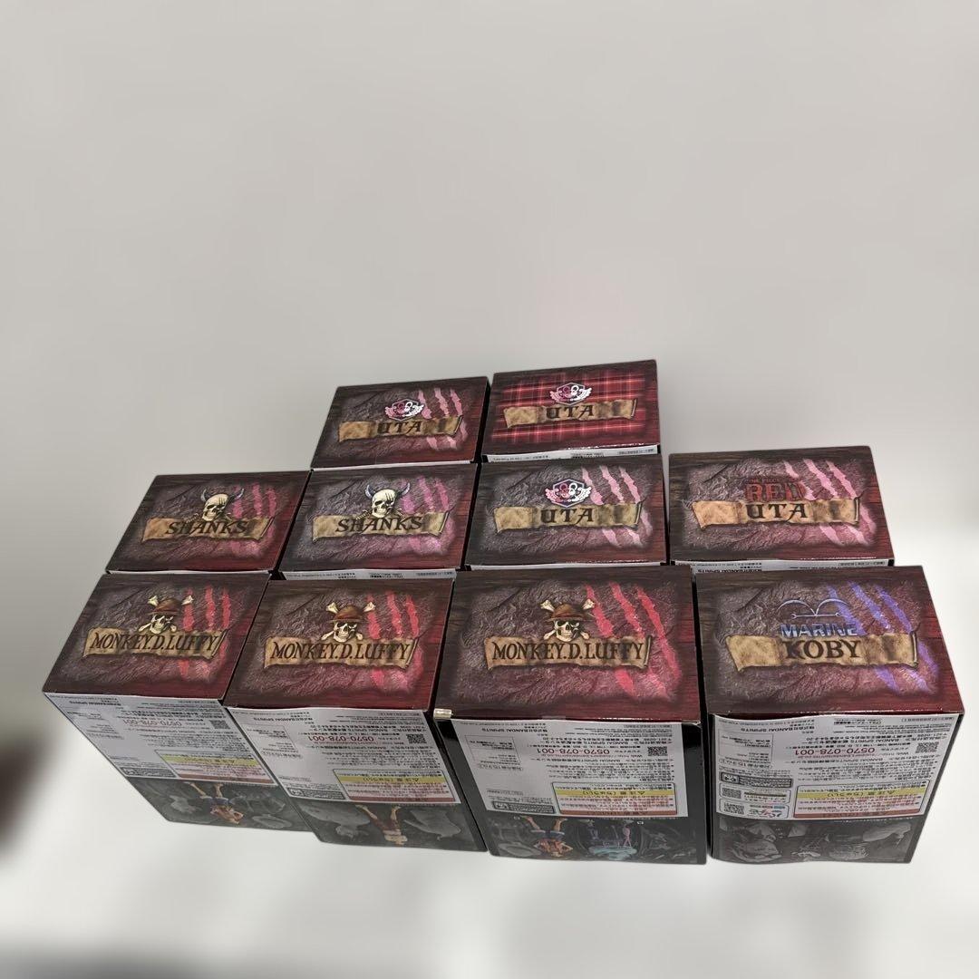 ワンピース フィギュア　DXFシリーズFIL M RED10体セット