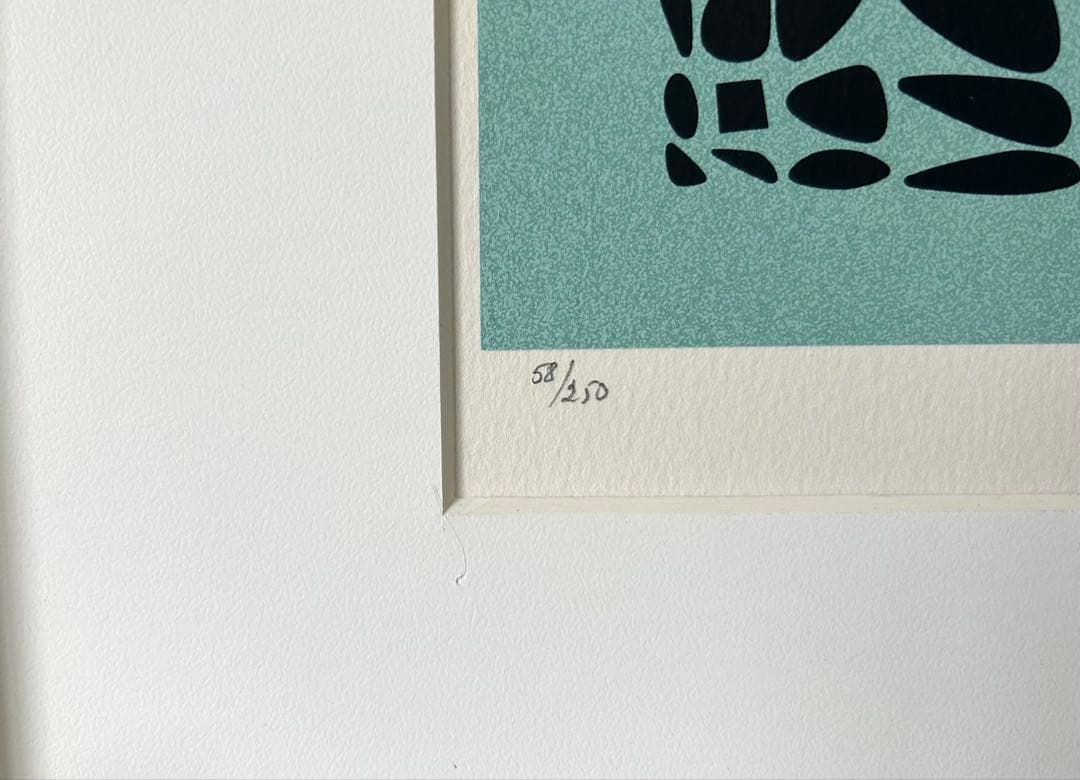 Victor Vasarely Beltica シルクスクリーン