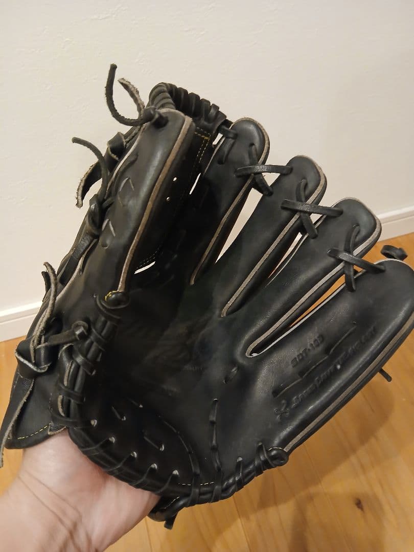 Mizuno Pro 硬式グローブ 黒　ミズノプロ　投手