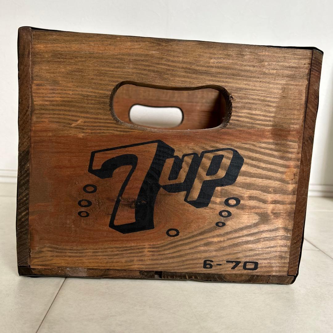 7up セブンアップ 木箱 ウッドボックス USA