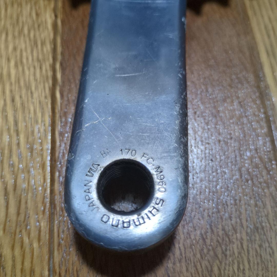 Shimano XTR クランクセット 3ギア　170mm