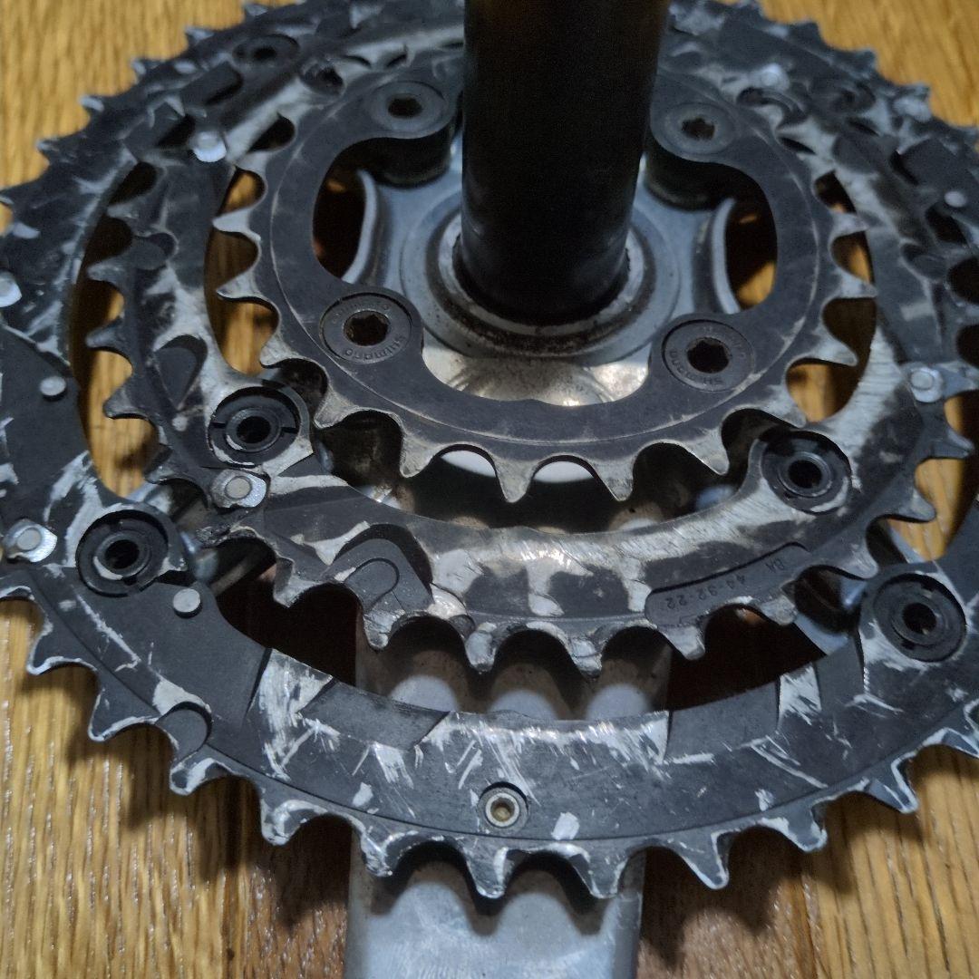 Shimano XTR クランクセット 3ギア　170mm