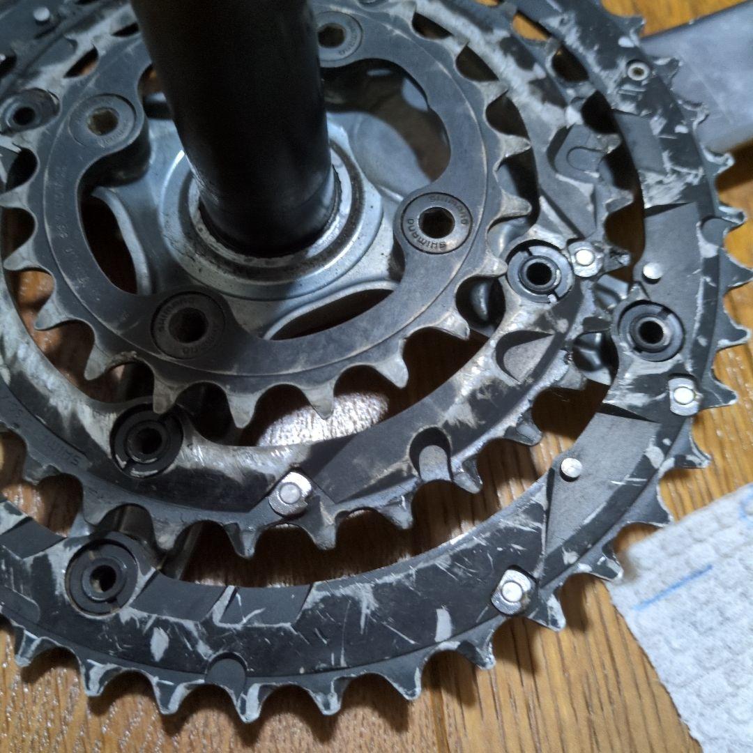 Shimano XTR クランクセット 3ギア　170mm