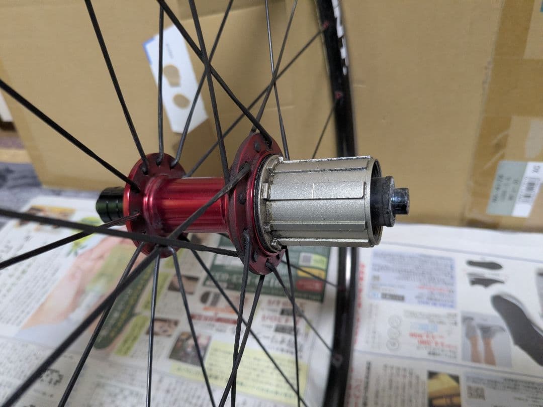 中古AMAINT A2 完組ホイール　リアのみ 451　ミニベロ 約560g