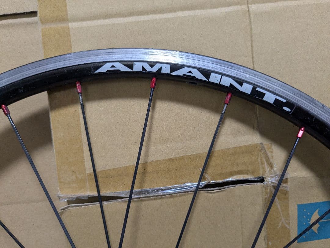 中古AMAINT A2 完組ホイール　リアのみ 451　ミニベロ 約560g