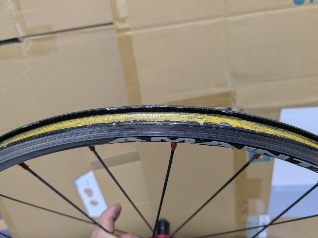 中古AMAINT A2 完組ホイール　リアのみ 451　ミニベロ 約560g