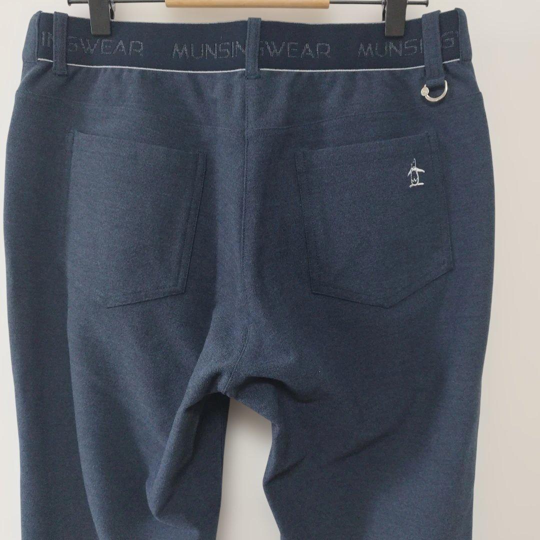 Munsind wear LLサイズ ゴルフウェア ダークブルー パンツ
