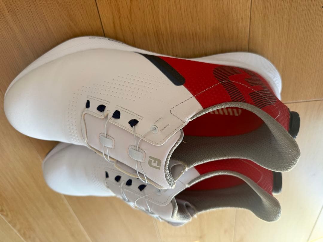 FootJoy ゴルフシューズ ホワイト/レッド