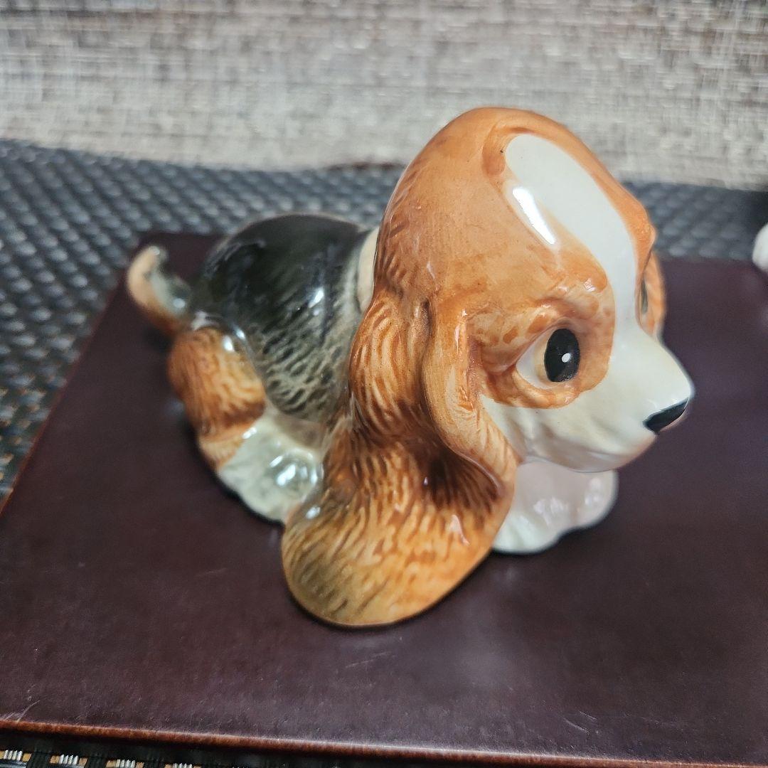 バセットハウンド　犬　置物　ベルアートコレクション　セットインテリア