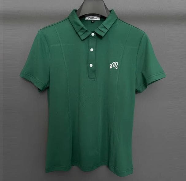 MalbonレディーススポーツTシャツ半袖 通気速乾スリムフィット韓国風コーデ