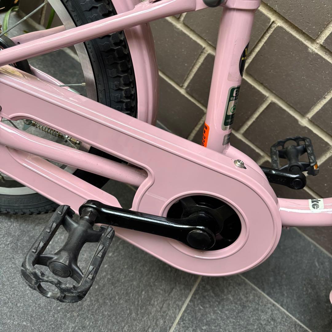 美品　ブリヂストン ビッケM 16インチ 補助輪付 ピンク 送料込み