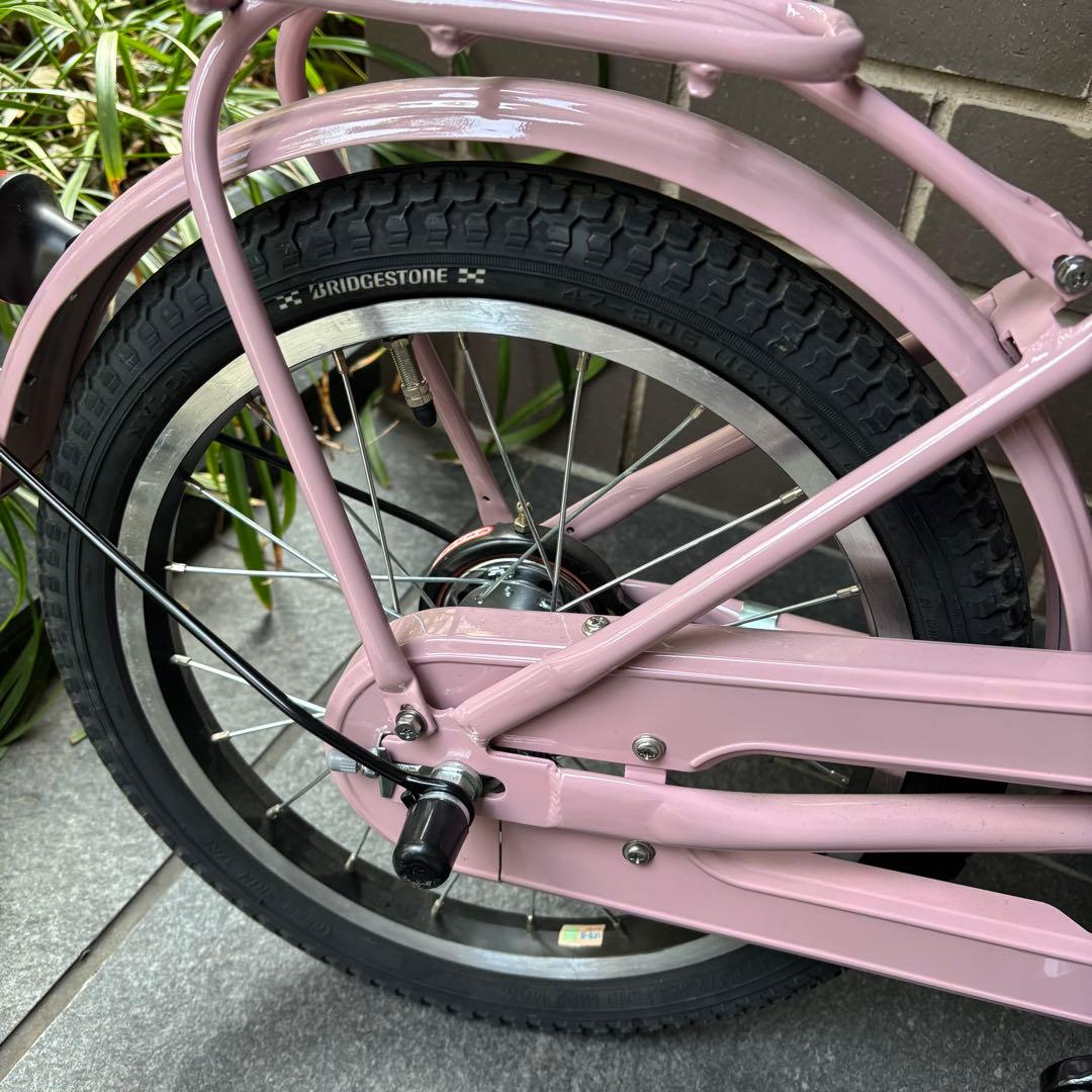美品　ブリヂストン ビッケM 16インチ 補助輪付 ピンク 送料込み