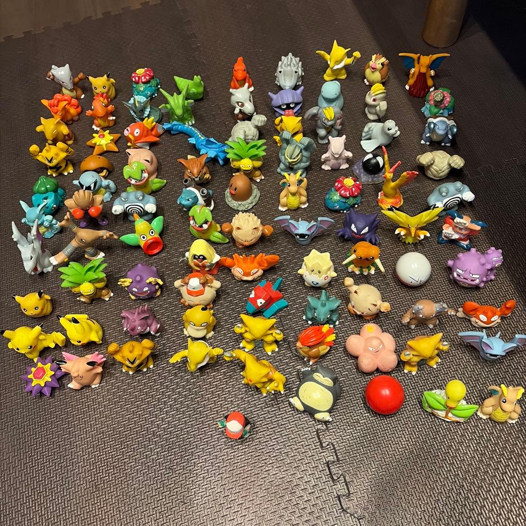 ポケモンキッズ　初代ポケモン　まとめ売り　90体+サトシ