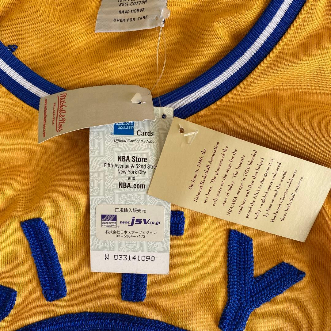 Mitchell&Ness ウォリアーズ リック バリー タグ付き！