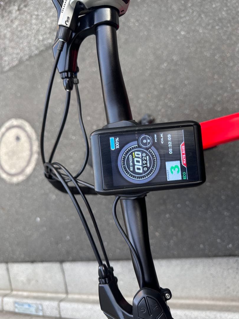 MATE X250 電動アシスト自転車 レッド