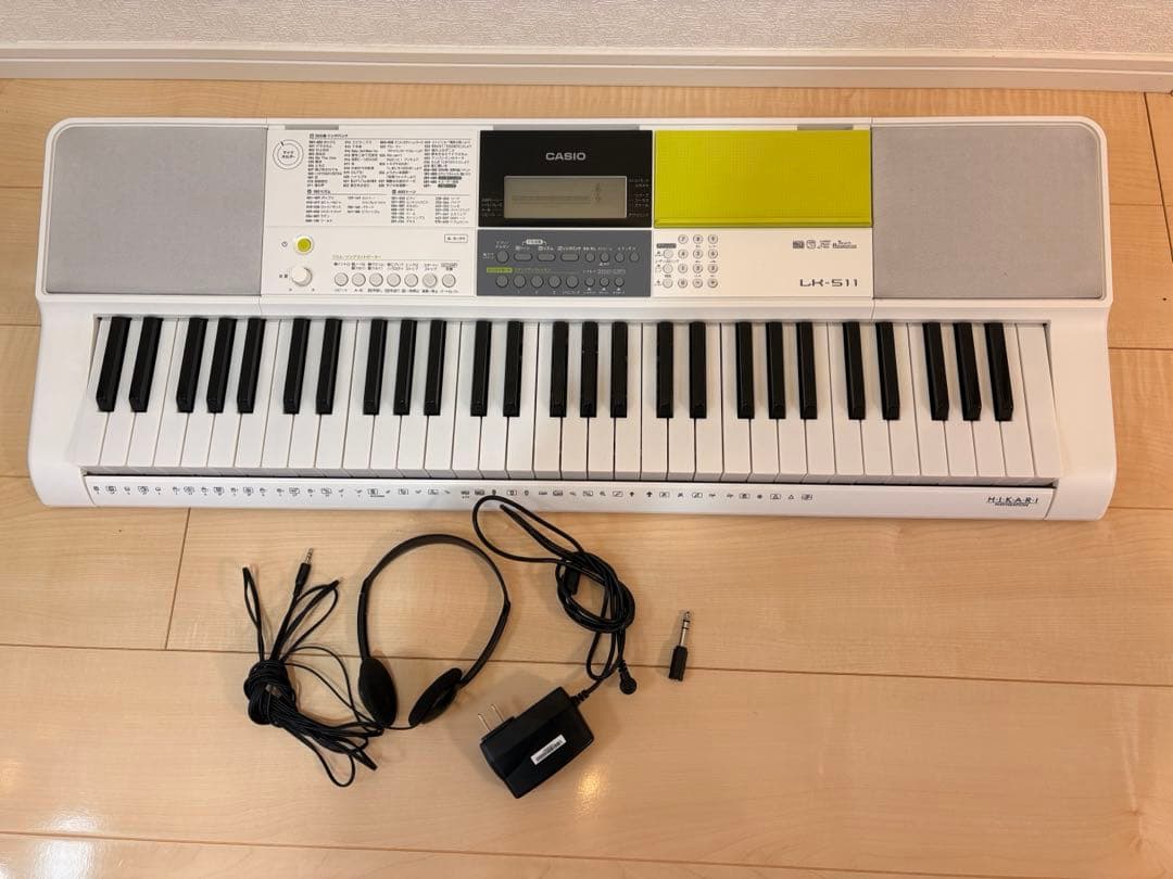 CASIO(カシオ) 61鍵盤 電子キーボード LK-511 光ナビゲーション